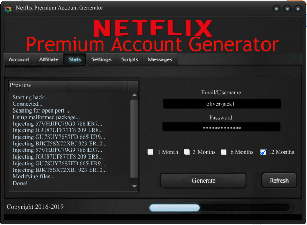 netflix premium account crack